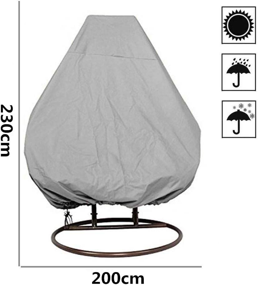 IntiMeg - Housse de chaise de jardin avec fermeture éclair - Housse de protection imperméable - Tissu Oxford avec doublure en PVC IntiMeg - Image 2