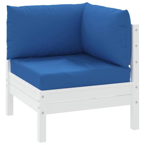 Coussins Palette Lot de 3 Tissu Oxford Confortable pour Salon de Jardin d'Extérieur Bleu – ComfortXL Outdoor Living - Image 3