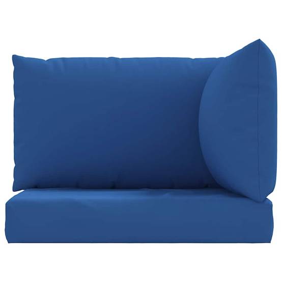 Coussins Palette Lot de 3 Tissu Oxford Confortable pour Salon de Jardin d'Extérieur Bleu – ComfortXL Outdoor Living - Image 4