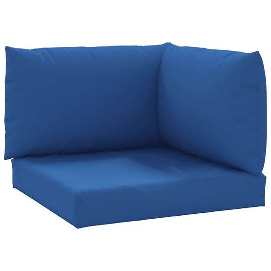 Coussins Palette Lot de 3 Tissu Oxford Confortable pour Salon de Jardin d'Extérieur Bleu – ComfortXL Outdoor Living - Image 2