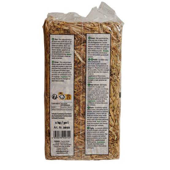 Bubimex - Paille naturelle pour rongeurs Bubimex, 30 L soit 1 kg - Image 3