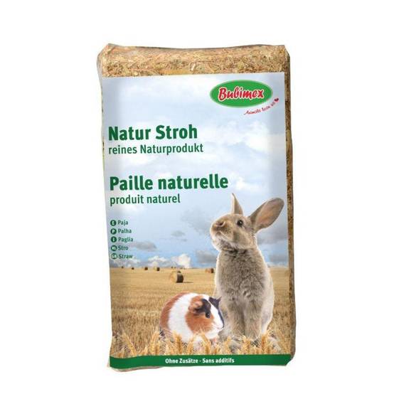 Bubimex - Paille naturelle pour rongeurs Bubimex, 30 L soit 1 kg - Image 1