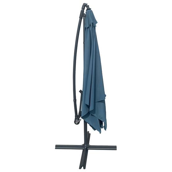Happy Garden - Parasol déporté MOLOKAI carré 2,7x2,7m bleu gris + housse - HAPPY GARDEN - Imagen 2