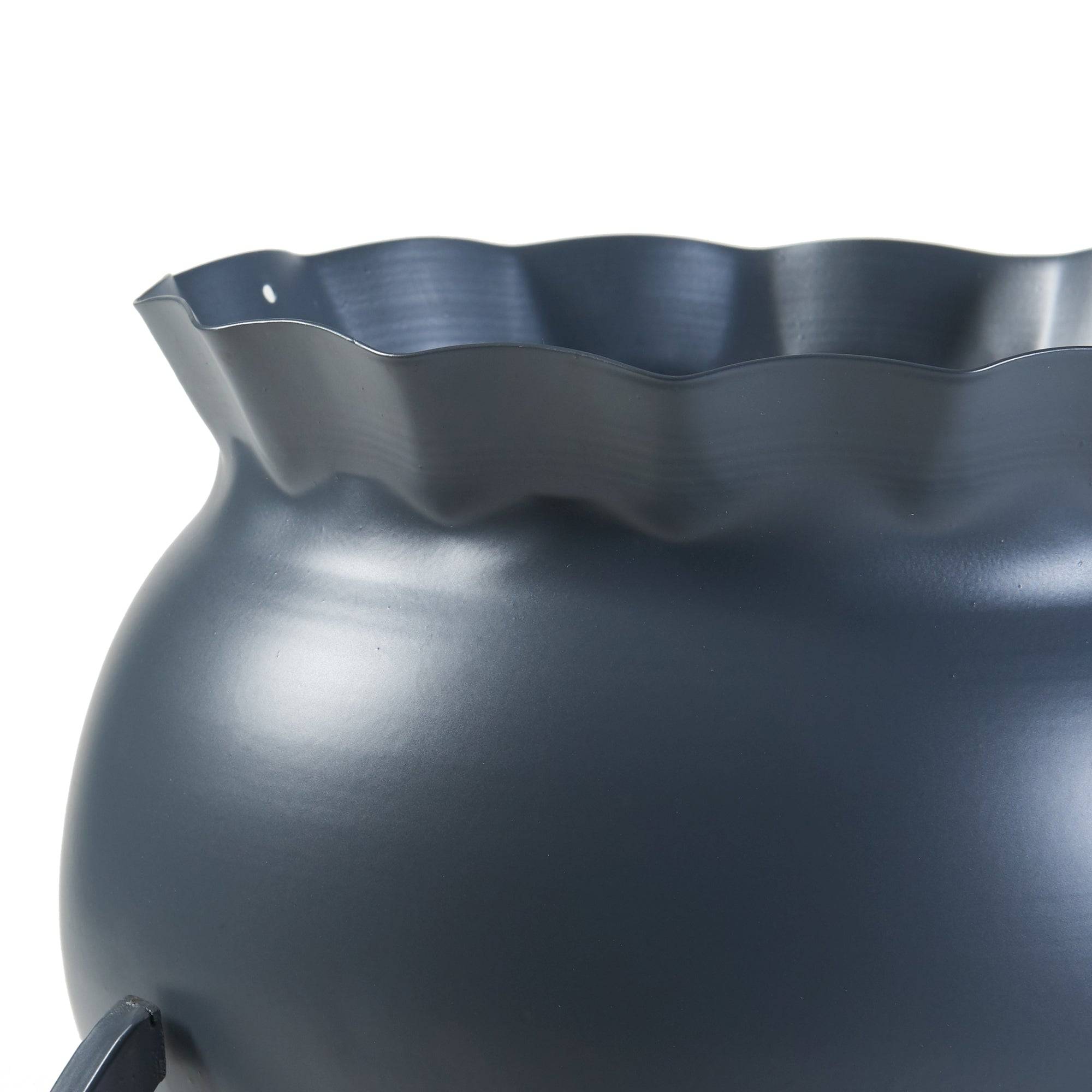 Porte-plantes style intemportel support 81 x 40 x 40 cm noir - Image 3