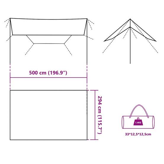 Prolenta Premium - Store banne Estela Orange 500 X 294 cm - P87211O - Image 10
