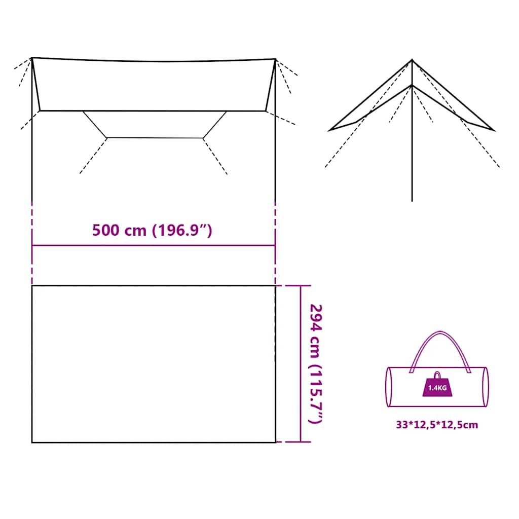 Prolenta Premium - Store banne  Estela Orange  500 X 294 cm  - P87211O - Image 10