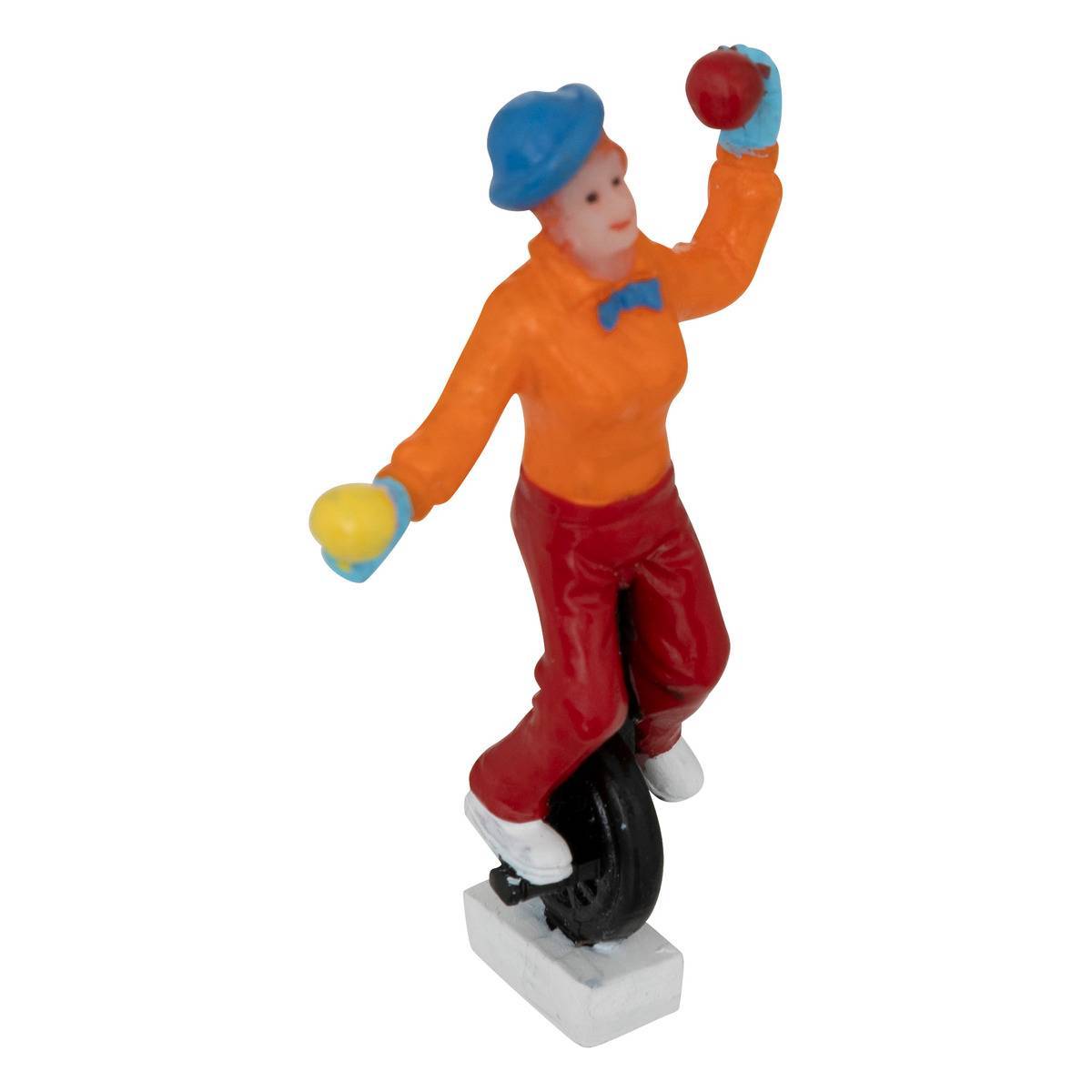 Fééric Lights & Christmas - Lot de 4 santons pour village cirque H.6,6cm - Atmosphera Créateur d'intérieur - Image 4