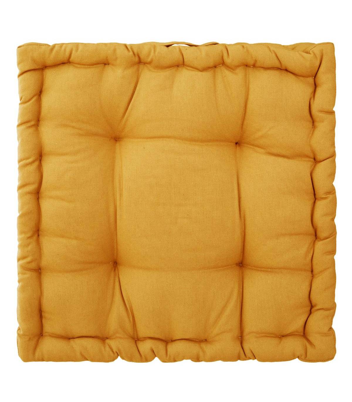 Coussin de sol en Coton Ocre motif Otto 40 x 40 cm - Imagen 2