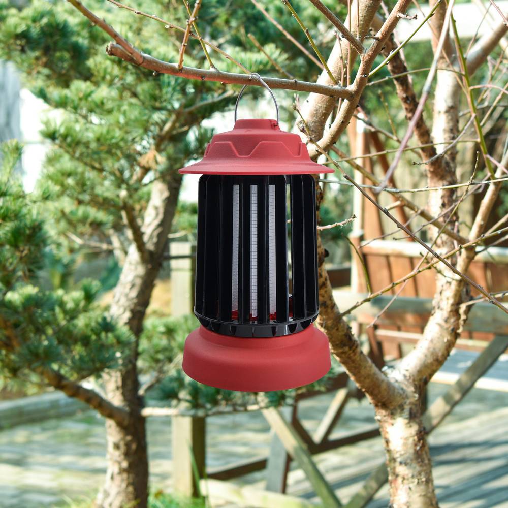 Lot de 2 pièges à moustique d'extérieur auto-nettoyant EZIlight® Mosquito Garden MG 10 Red - Image 3