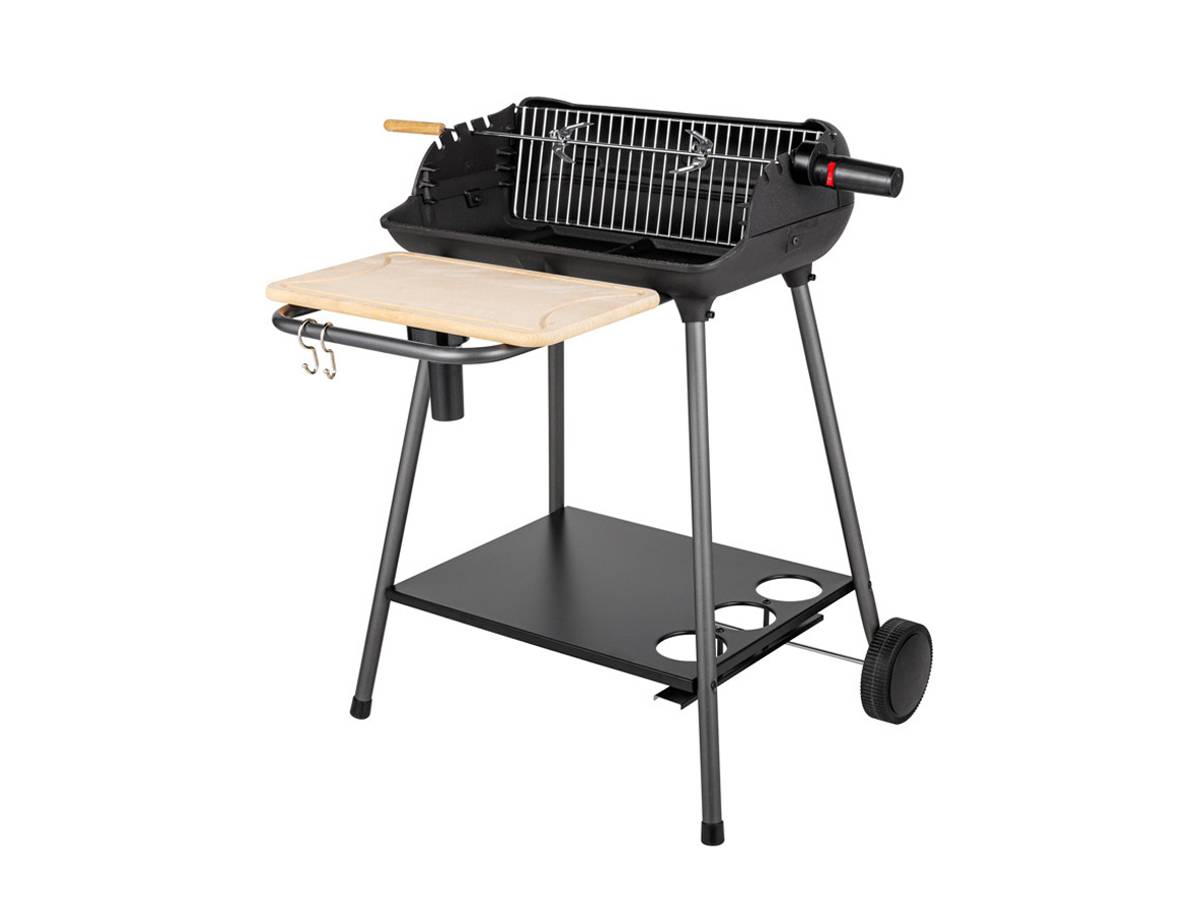 Somagic - Barbecue à charbon de bois avec fonction rôtissoire - SOMAGIC - Métal - Noir - Imagen 3