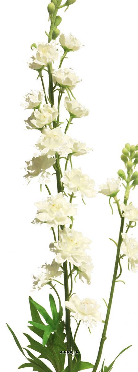 Artificielles - Delphinium artificiel, 2 ramures, H 85 cm Crème - BEST - couleur: Crème - Imagen 4