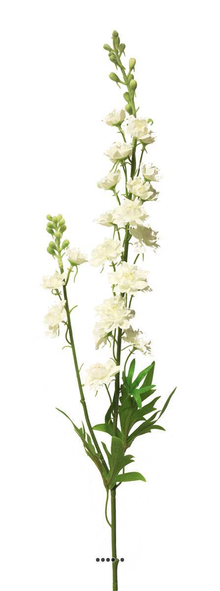 Artificielles - Delphinium artificiel, 2 ramures, H 85 cm Crème - BEST - couleur: Crème - Imagen 2