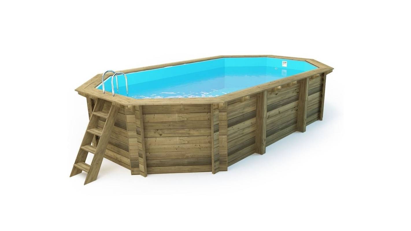 Altanka - Piscine en bois 6,57x4,57 - H.1,31 m - avec filtration - BAS749OSPI - Imagen 10