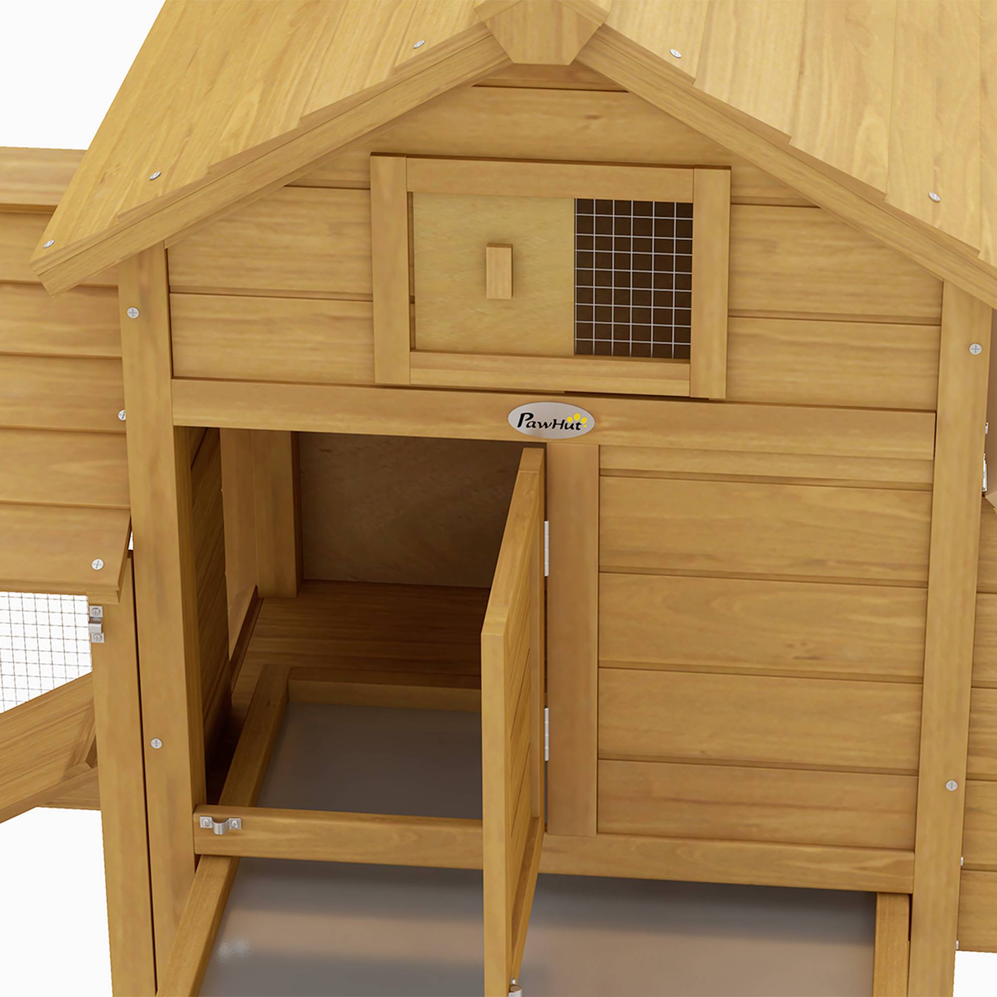 ComfortXL - Poulailler Cottage Bois Massif Sapin 0.8 m² - Abri Sécurisé avec Enclos - ComfortXL Outdoor Living - Image 10