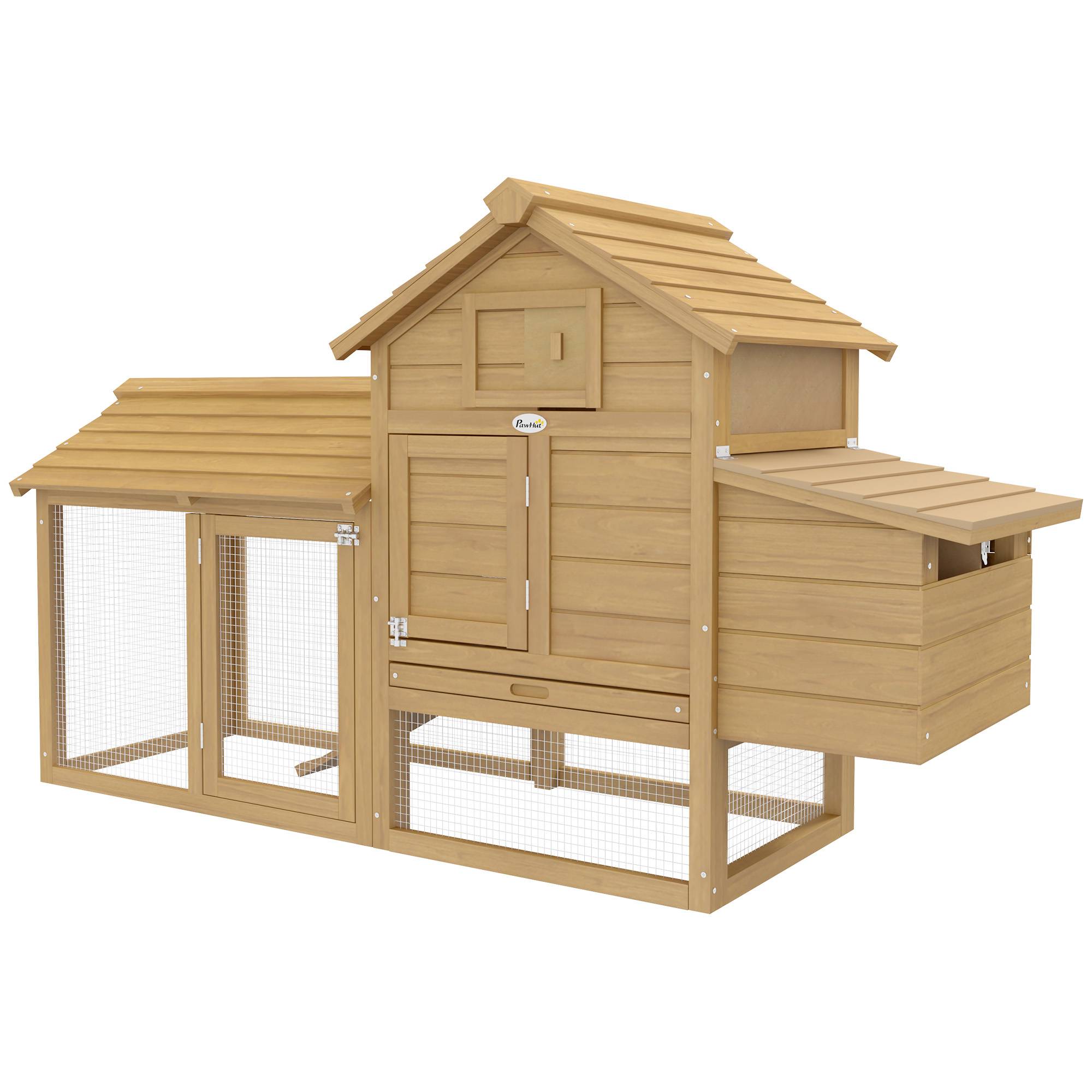 ComfortXL - Poulailler Cottage Bois Massif Sapin 0.8 m² - Abri Sécurisé avec Enclos - ComfortXL Outdoor Living - Image 2