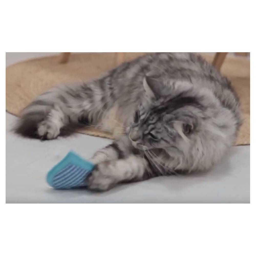 Trixie - Feutre Cœur avec garnissage Valériane 11 cm Jouet pour Chat, - Imagen 3