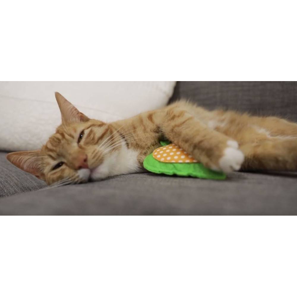 Trixie - Feutre Cœur avec garnissage Valériane 11 cm Jouet pour Chat, - Imagen 2