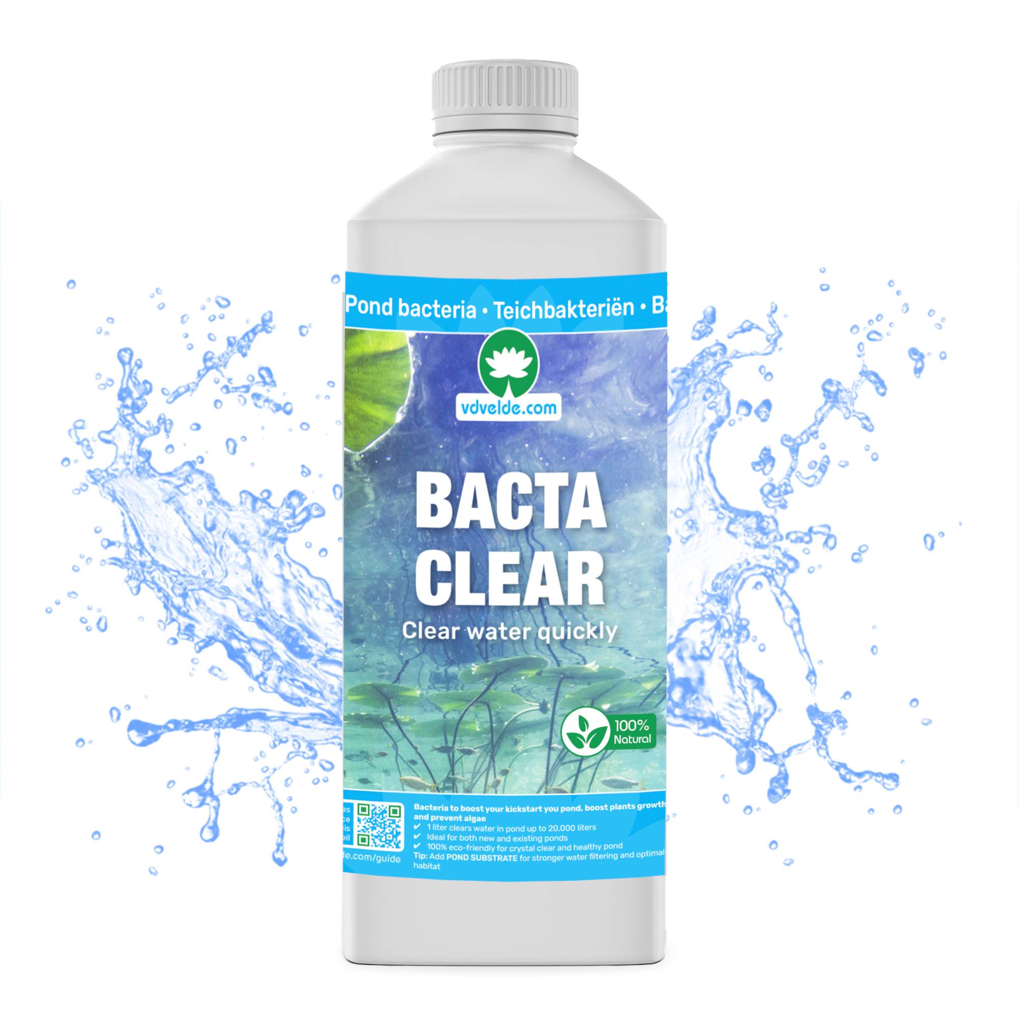 0 - Bacta Clear Bactéries Bassin jusqu'à 20.000L - Pour eau claire - Image 1
