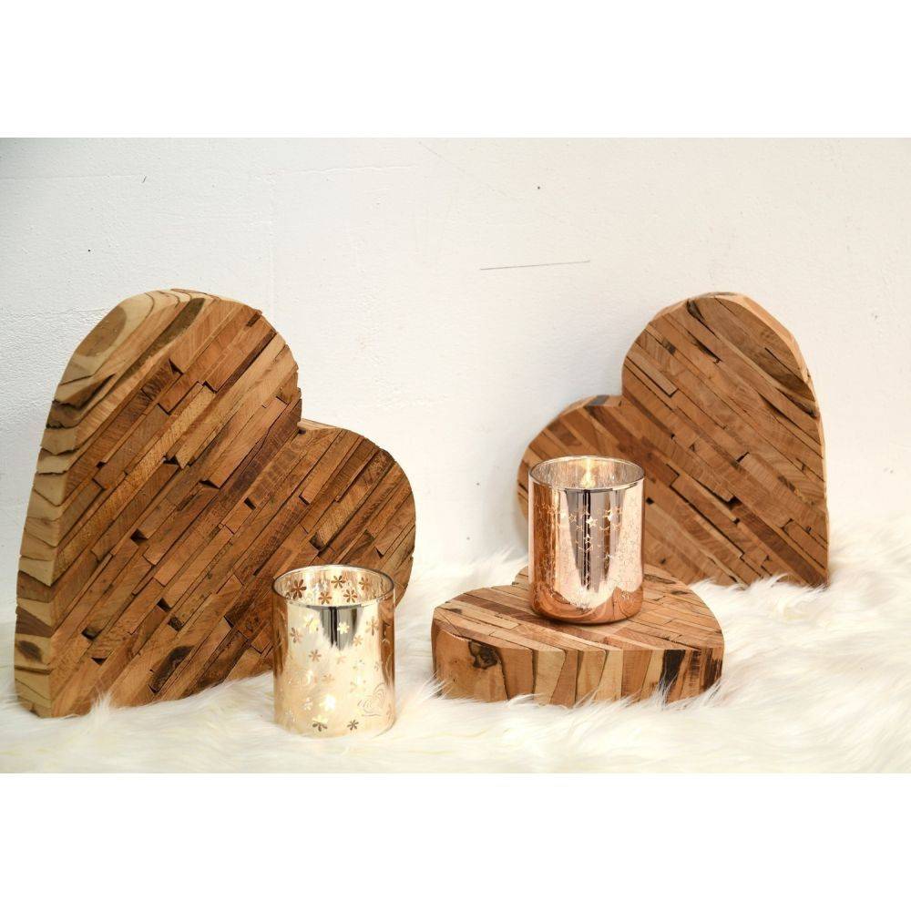 Aubry Gaspard - Coeurs à poser en bois (lot de 3) - Imagen 2