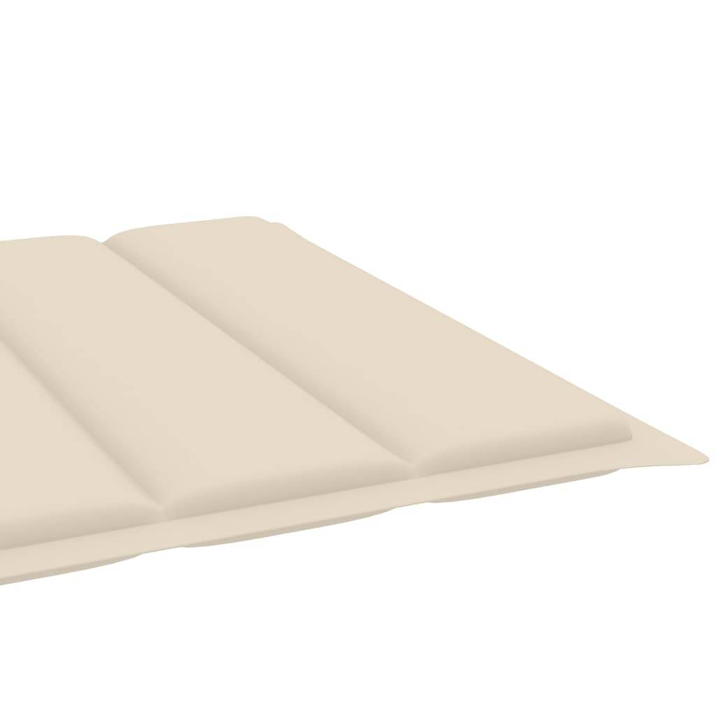 Vidaxl - Chaise longue de jardin avec coussin Bois d'acacia solide vidaXL 3061331 - Image 4