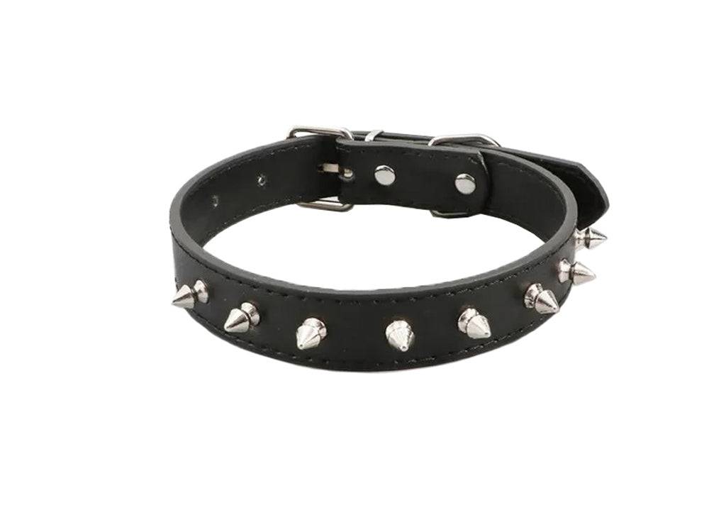 Collier chien clouté cuir eco réglable L - Image 8