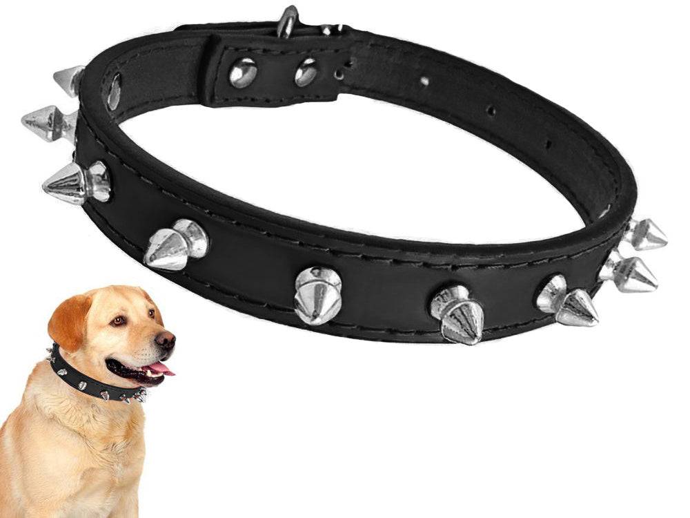 Collier chien clouté cuir eco réglable L - Image 2