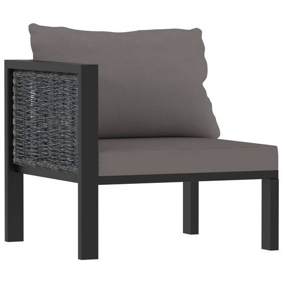 Canapé Extérieur 3 Places Poly Rotin Anthracite Durable avec Coussins Épais pour Salon de Jardin et Terrasse Spacieuse – ComfortXL Outdoor Living - Image 6
