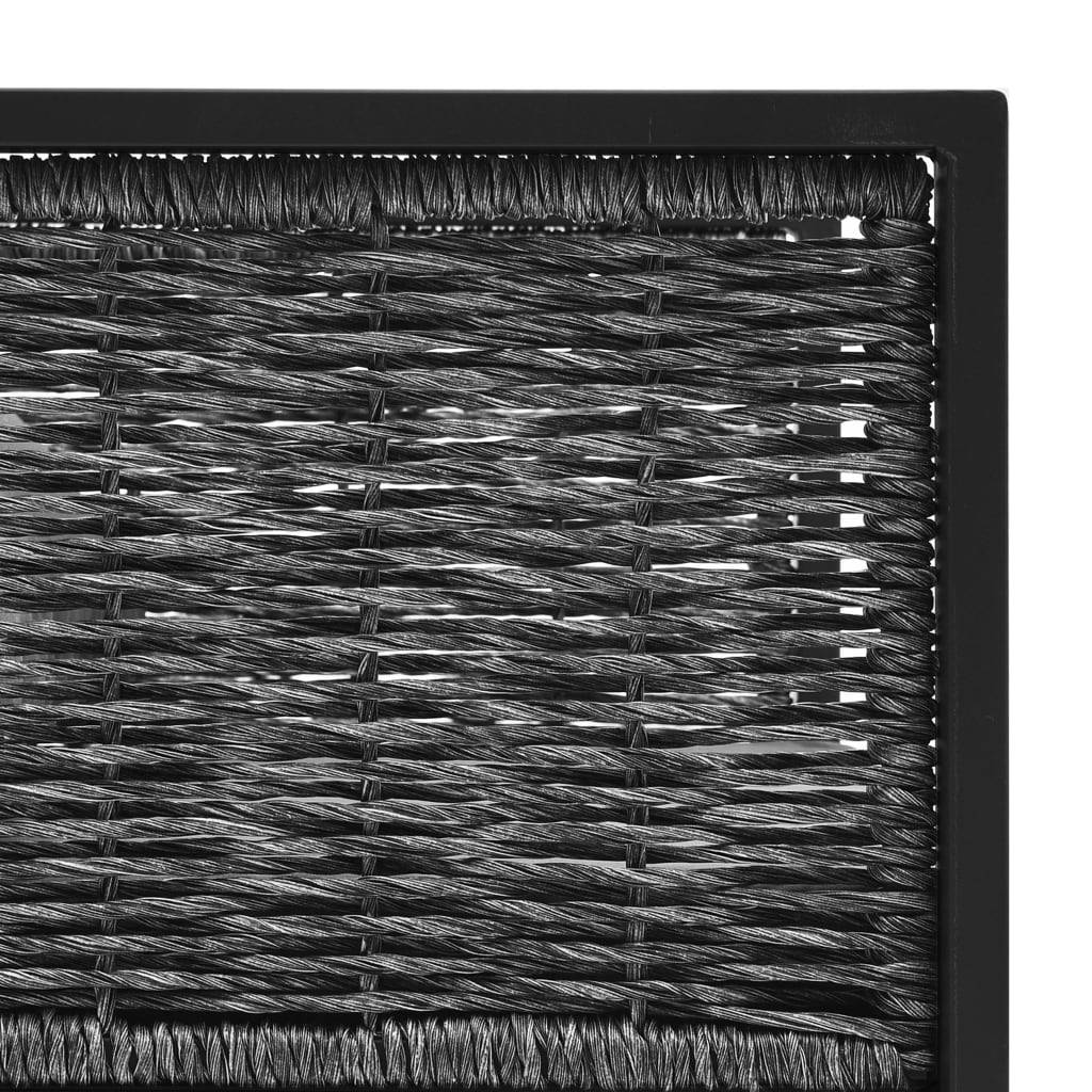 Canapé Extérieur 3 Places Poly Rotin Anthracite Durable avec Coussins Épais pour Salon de Jardin et Terrasse Spacieuse – ComfortXL Outdoor Living - Image 8