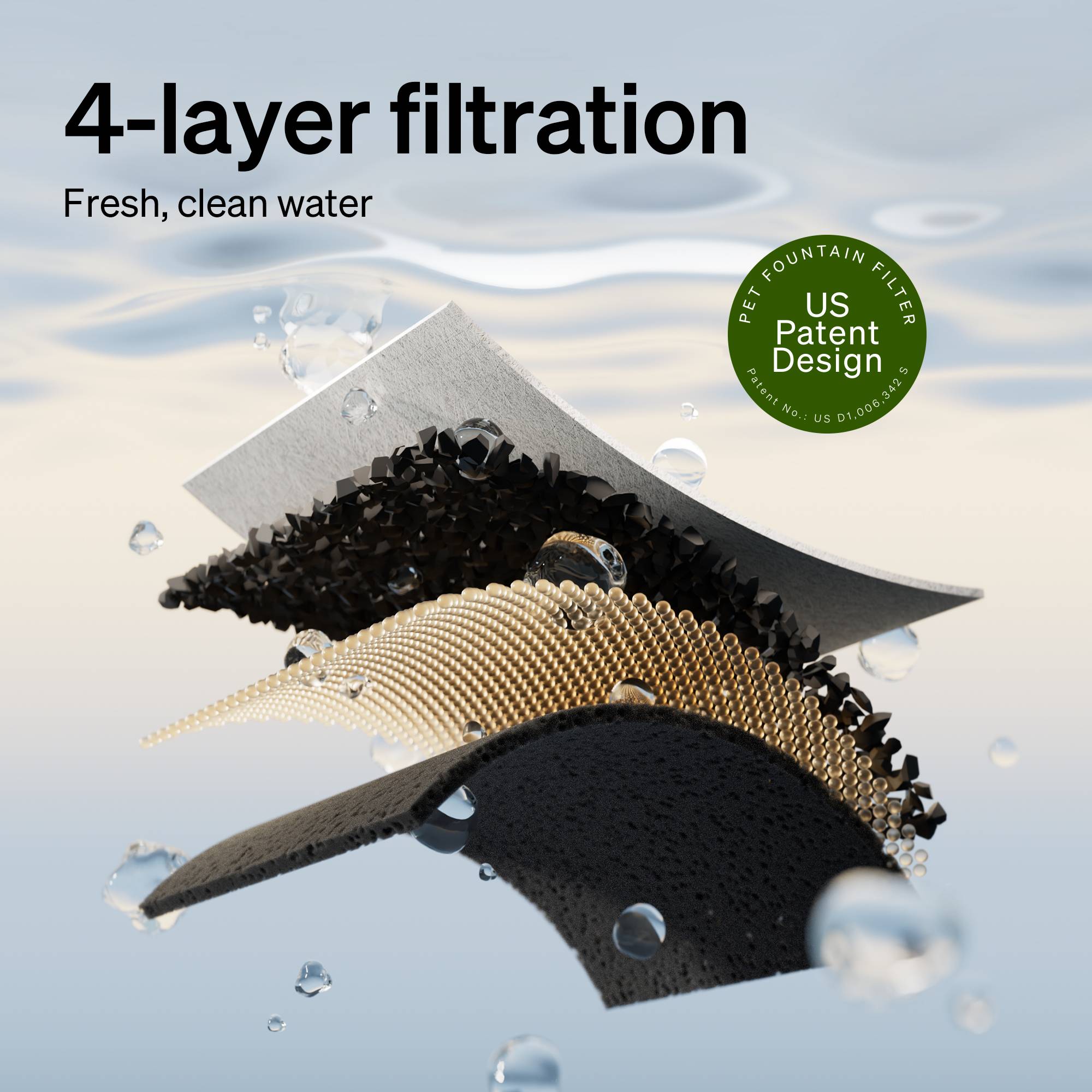 Filtre de rechange pour fontaine Dockstream RFID Petlibro - Image 4