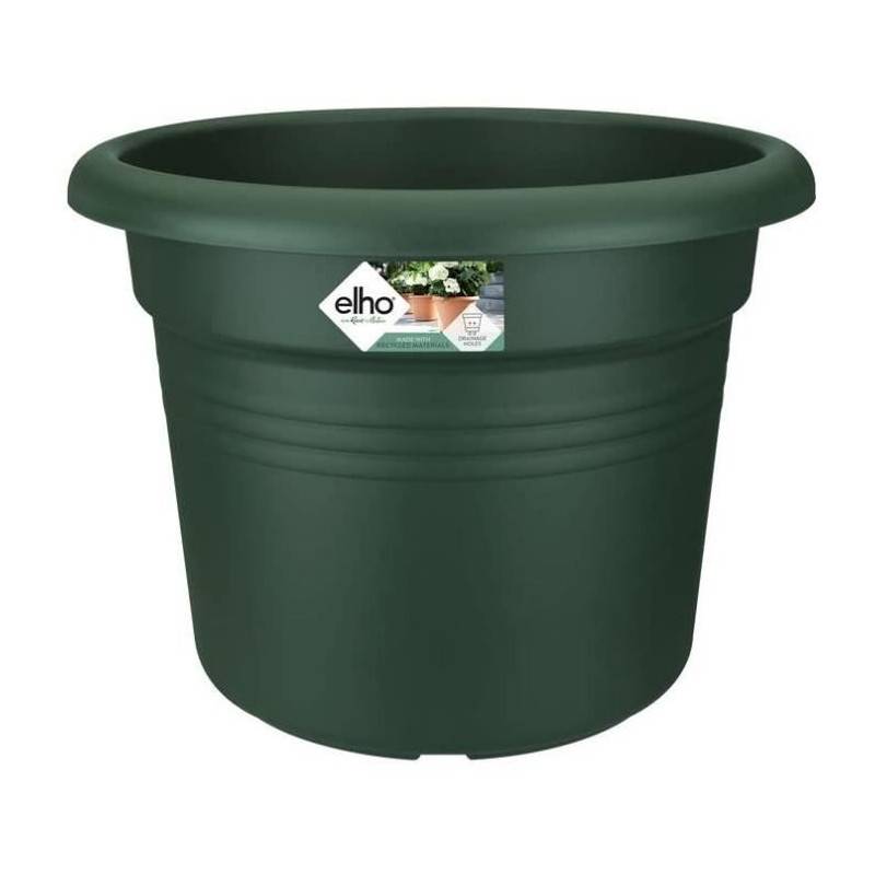 Elho - Pot De Fleurs Rond Green Basics - Plastique - ø40 - Leaf Green - Imagen 1