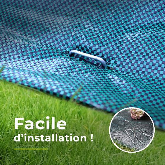 Jardiprotec - Toile de paillage 130g-m² contre les mauvaises herbes - 0,69x25m - Image 3