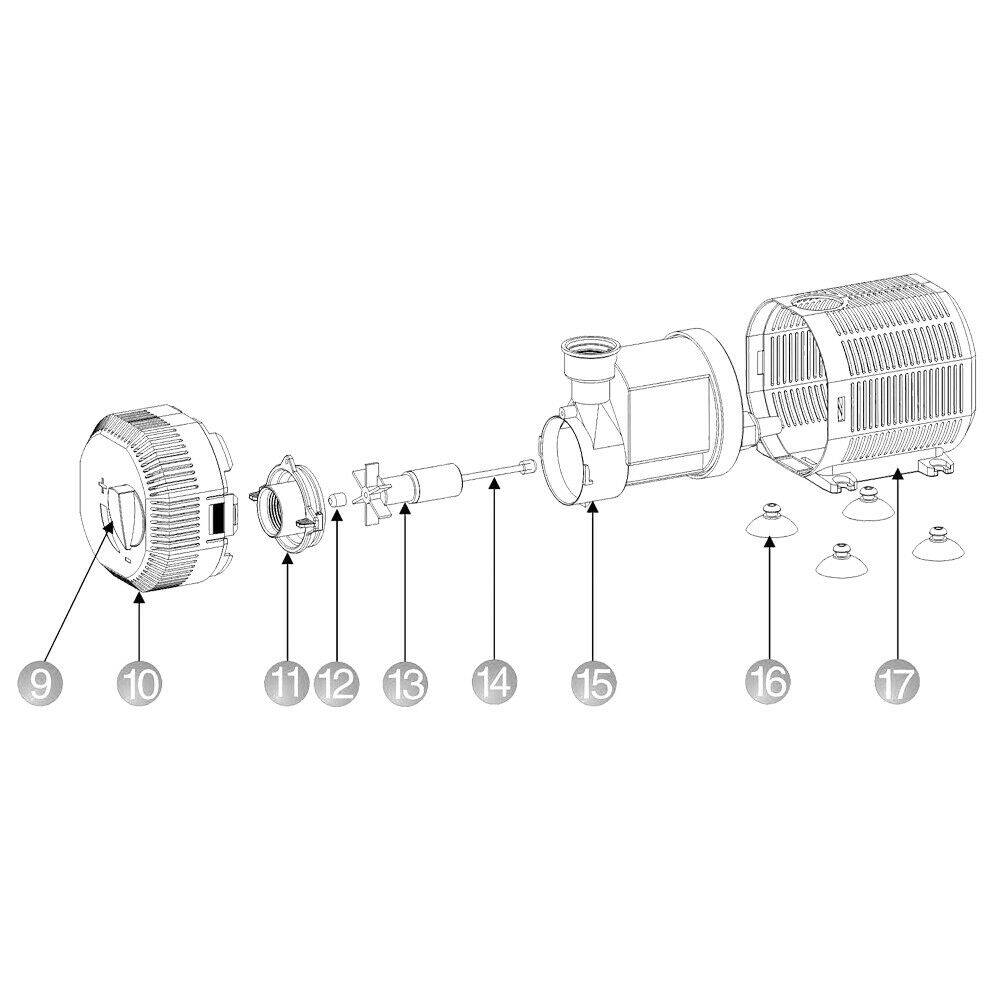 Helloshop26 - Pompe de bassin filtre eco 35 watts 2300 litres par heure - Imagen 4