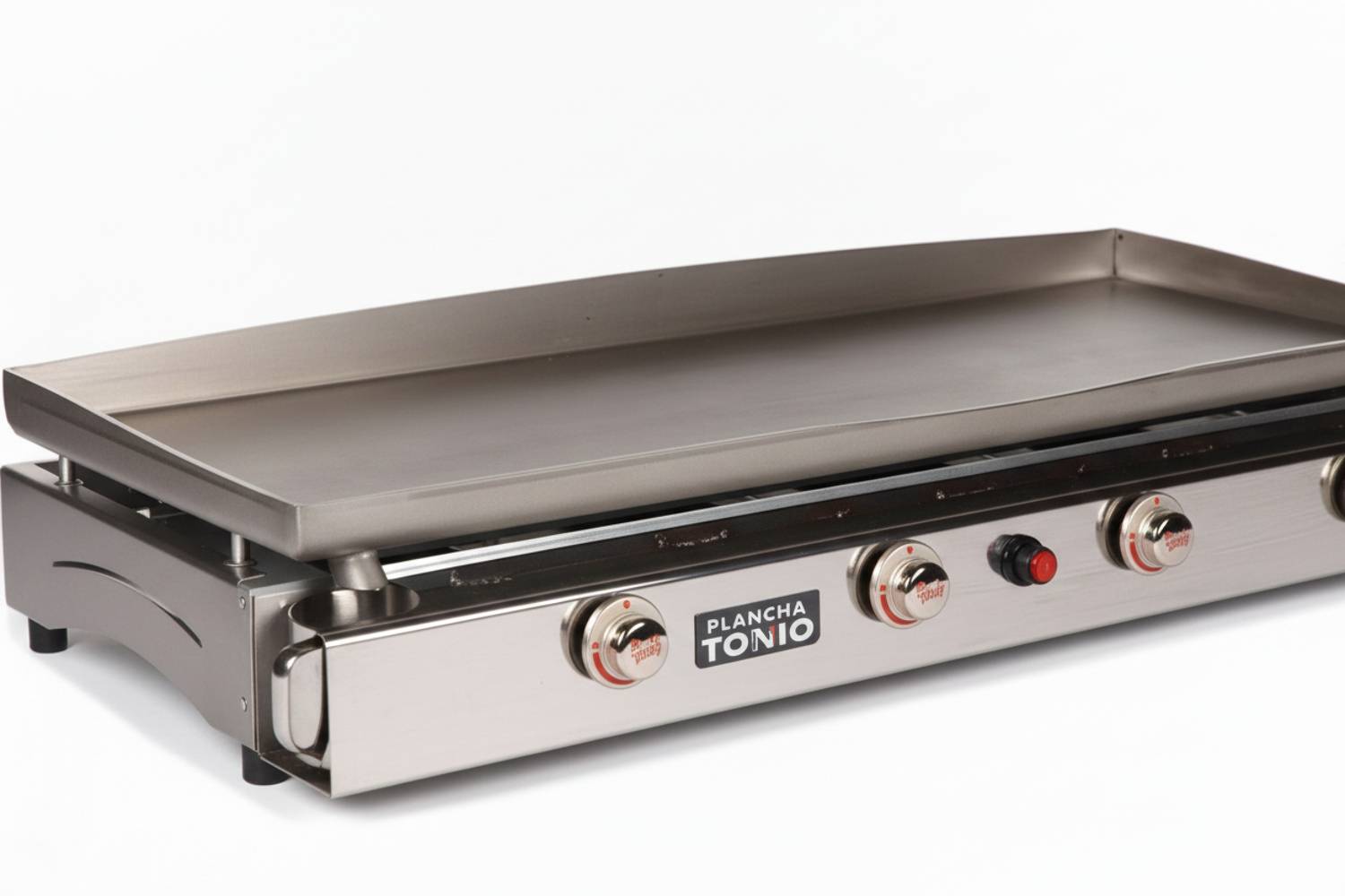 Plancha à gaz LAGOA 4 feux - Plaque et caisson INOX - LG2-4F - Imagen 2