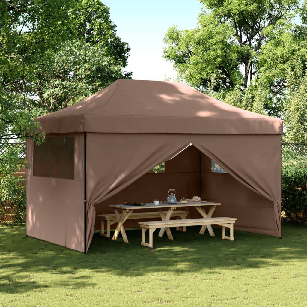Pergola acier marron 440 x 292 x 315 cm - Prolenta premium p3114.5 - Image 2