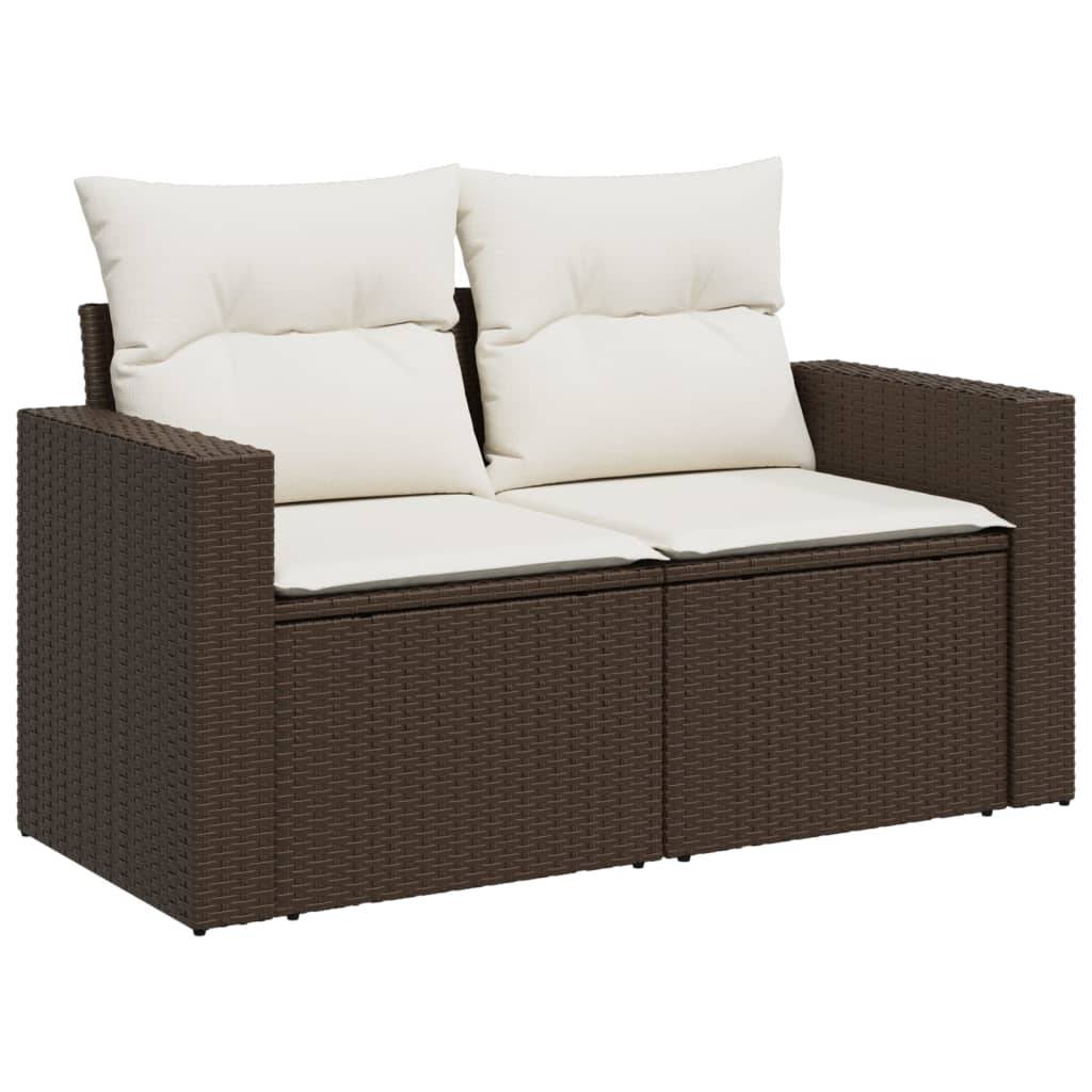 ComfortXL - Salon de jardin modulable 7 places résine tressée table à hauteur ajustable marron – ComfortXL Outdoor Living - Image 6