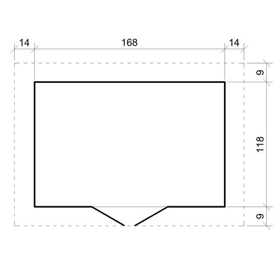 Timbela - Abri de jardin en bois - Stockage extérieur I196xL136xH218 cm/ 1,98 m² - Petit abri à outils, Local à vélos - 19 mm d’épaisseur - Timbela M367C - Image 6