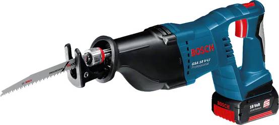 Bosch - Scie sabre GSA 18 V-Li -BOSCH- avec 2 batteries 18V 5.0Ah - chargeur - 2 lames - L-Boxx - 060164J00B - Image 2