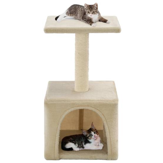 Arbre à chat Sara Teresa Beige 30 X 30 cm - P87209B - Image 1
