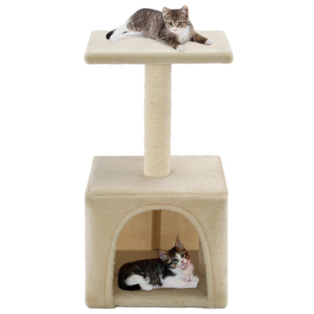 Arbre à chat  Sara Teresa Beige  30 X 30 cm  - P87209B - Image 1