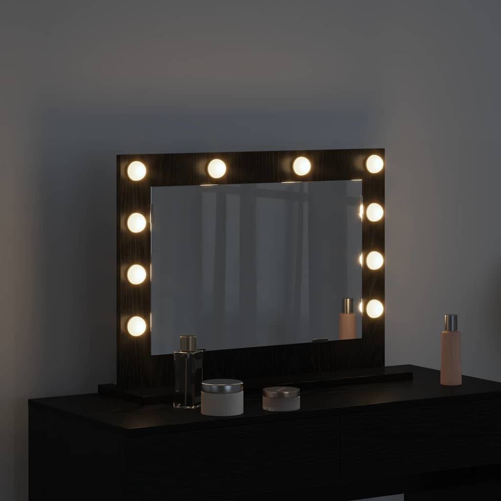 Maison Chic - Miroir de vanité Rectangulaire Chêne noir 60 x 45 x 18 cm Maison Chic - Image 3