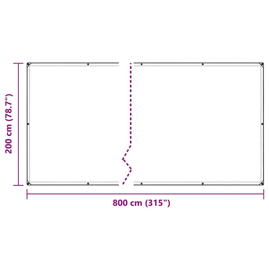 PANGIVO - Couverture végétale PVC transparent et blanc 800 x 200 cm - PANGIVO - Image 10