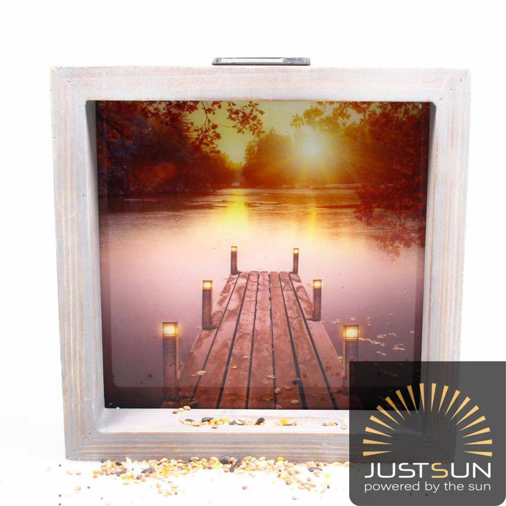 Just Sun - Peinture extérieure avec led Ponton 30 x 7 x 30 cm - Imagen 2