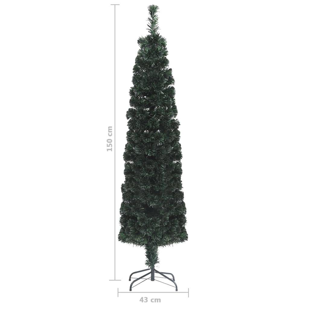 Vidaxl - Arbre de Noël artificiel mince et support 150 cm fibre optique vidaXL 328444 - Image 3