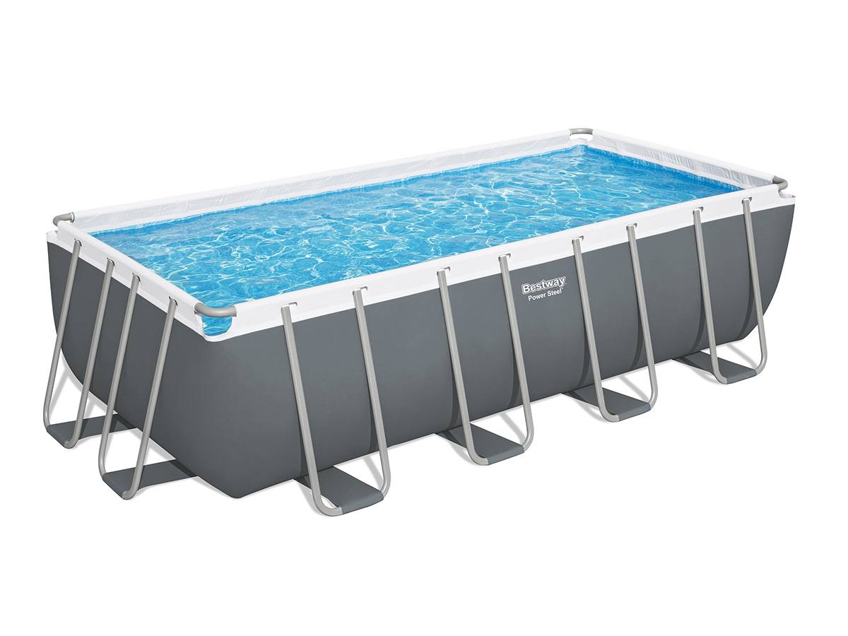 Bestway - Piscine tubulaire Power Steel rectangulaire 4,88 x 2,44 x 1,22 m - Bestway - Imagen 1