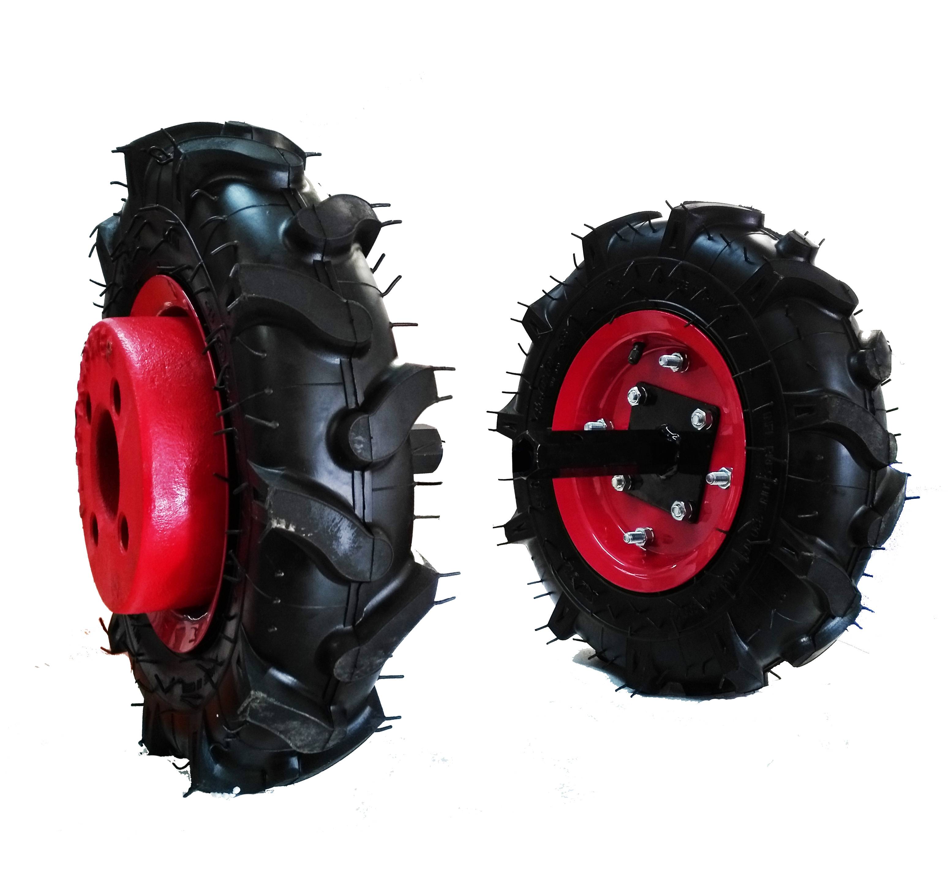 Electropower - Jeu de roues avec pneus agraires et masses pour motoculteur - Image 1