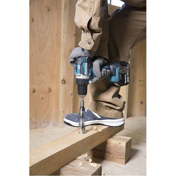 Perceuse visseuse 18V Ø 13 mm - MAKITA - Avec 2 batteries 18V Li-Ion 5.0 Ah, chargeur, MakPak- DDF484RTJ - Image 6