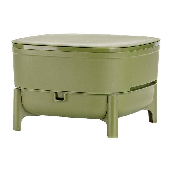 Ferme Du Moutta - WORMcube Vert Design & Compact I Lombricomposteur 2 plateaux - Imagen 3