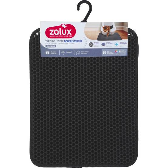 Zolux - Tapis d'hygiène double fond 35 x 45 cm pour maison de toilette chat - Image 2