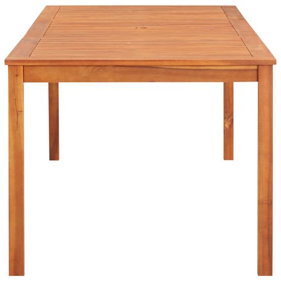 Grande Table de Jardin Rectangulaire en Bois d'Acacia Massif, 8-10 Personnes, 215x90 cm – ComfortXL Outdoor Living - Image 3