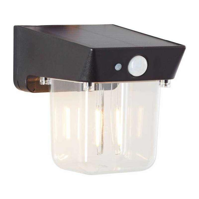 Brilliant - Applique Extérieure - Brilliant - Parson - Led Et Solaire - Détecteur De Mouvement - Plastique - 3,7 W - Noir - Imagen 1